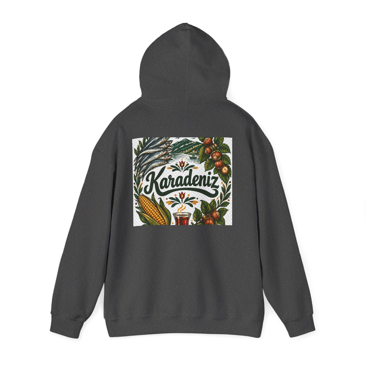 Trabzon Karadeniz Hoodie – "Karadeniz'in Kalbi" Turkish Black Sea Sweatshirt