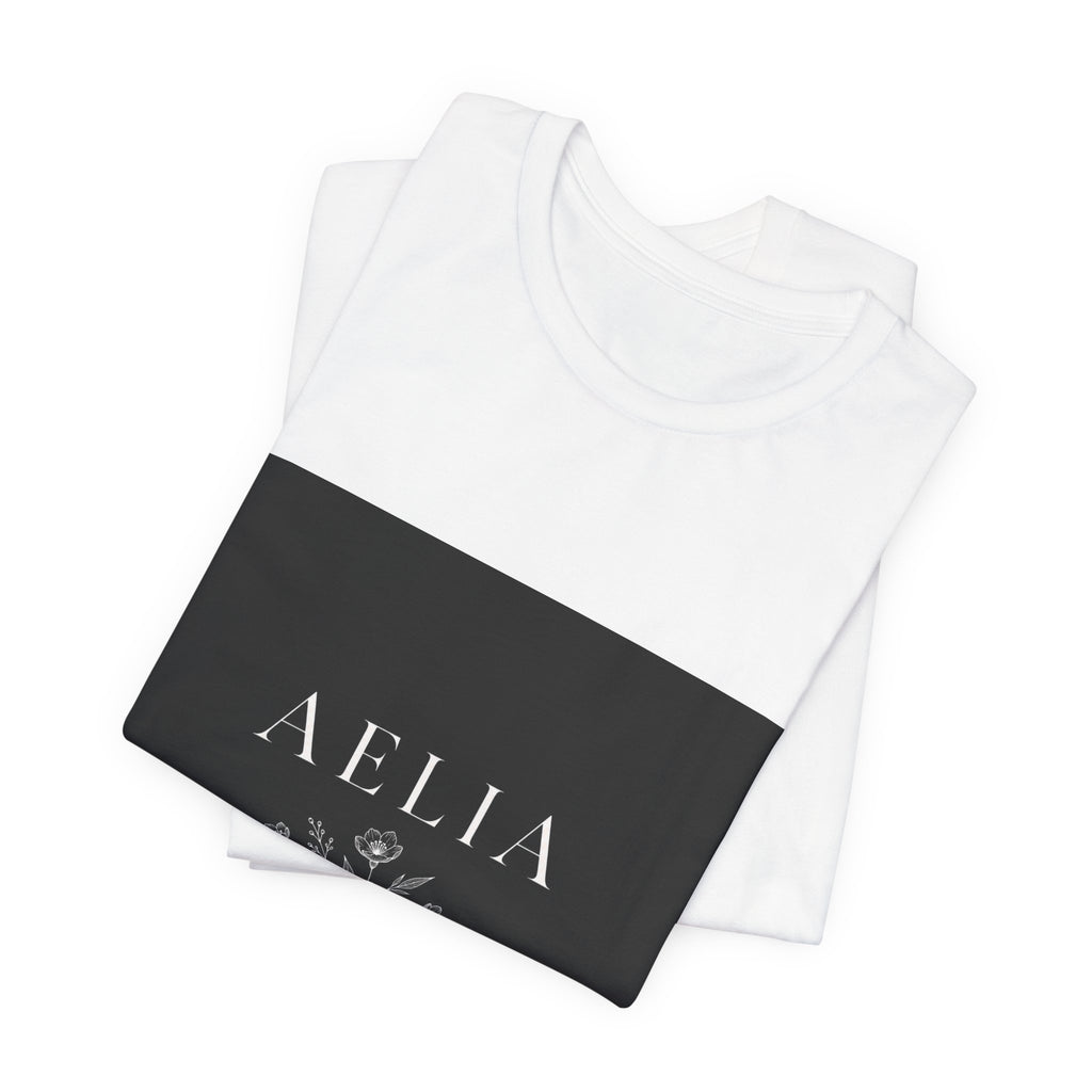 Aelia Floral Logo Tee