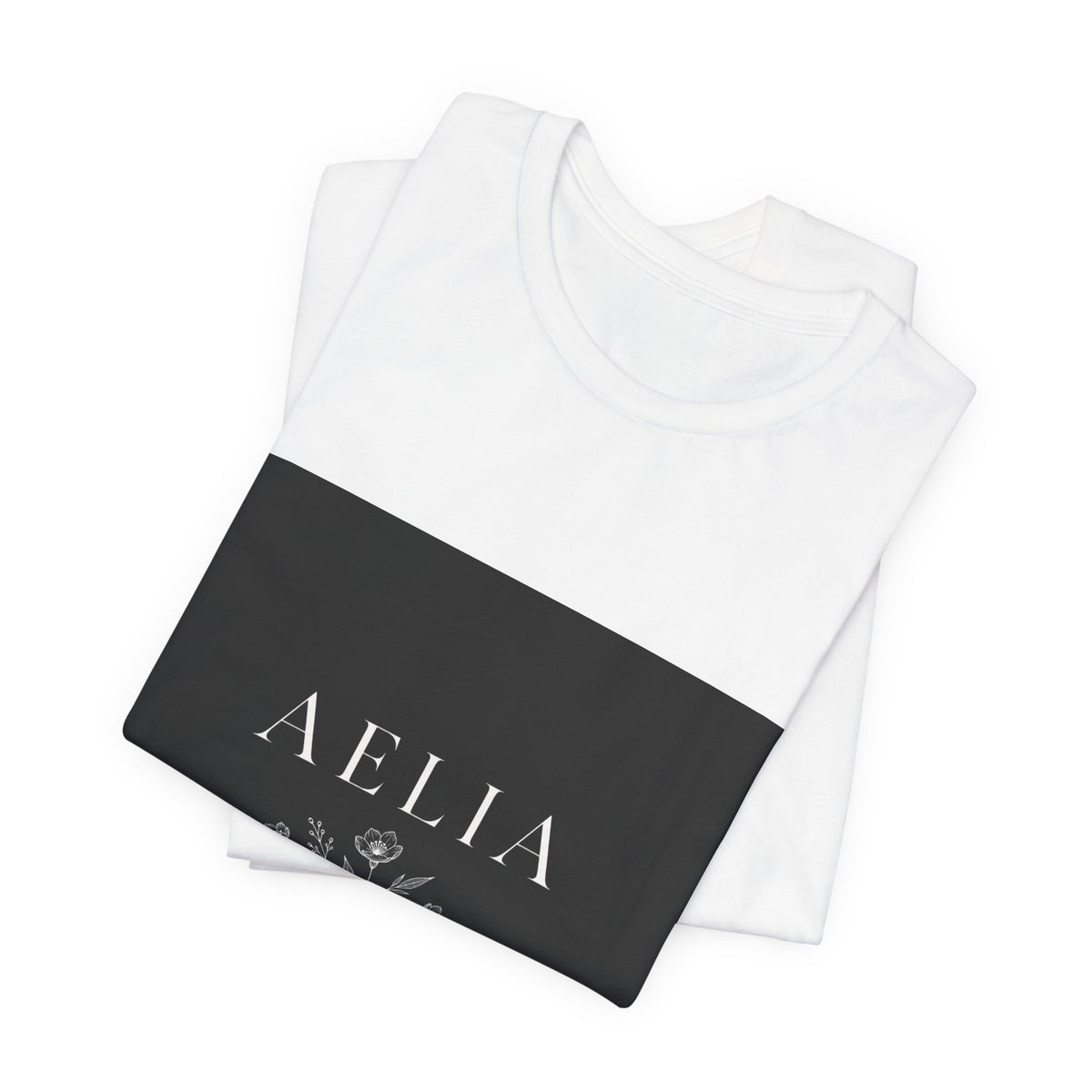 Aelia Floral Logo Tee