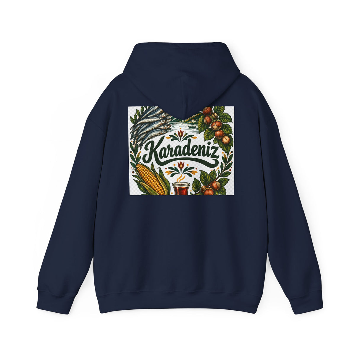 Trabzon Karadeniz Hoodie – "Karadeniz'in Kalbi" Turkish Black Sea Sweatshirt