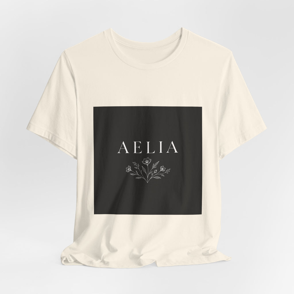 Aelia Floral Logo Tee
