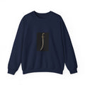 Sword Graphic Sweatshirt — Minimalist Dagger Illustration Crewneck
