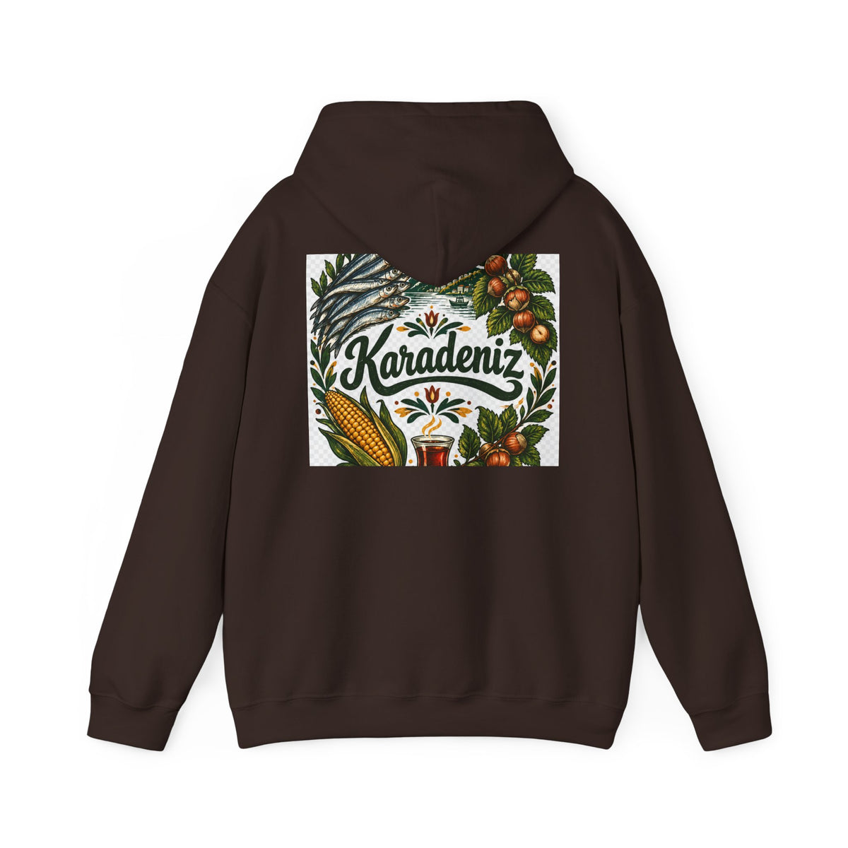 Trabzon Karadeniz Hoodie – "Karadeniz'in Kalbi" Turkish Black Sea Sweatshirt
