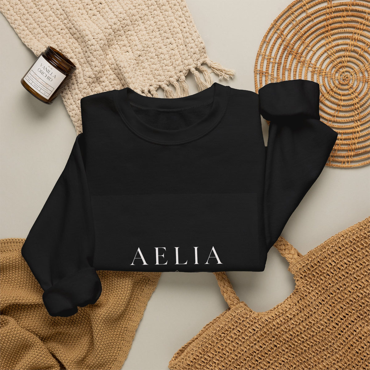 Aelia Floral Logo Sweatshirt