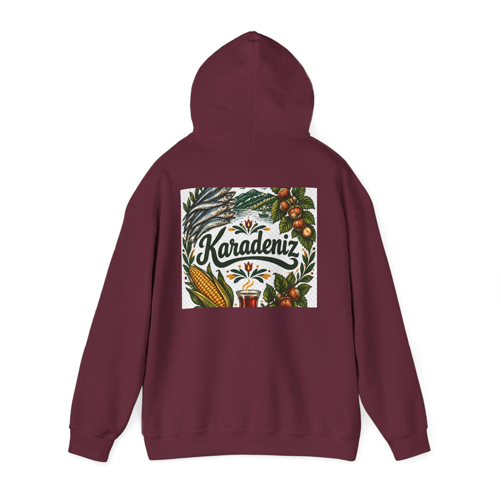 Trabzon Karadeniz Hoodie – "Karadeniz'in Kalbi" Turkish Black Sea Sweatshirt