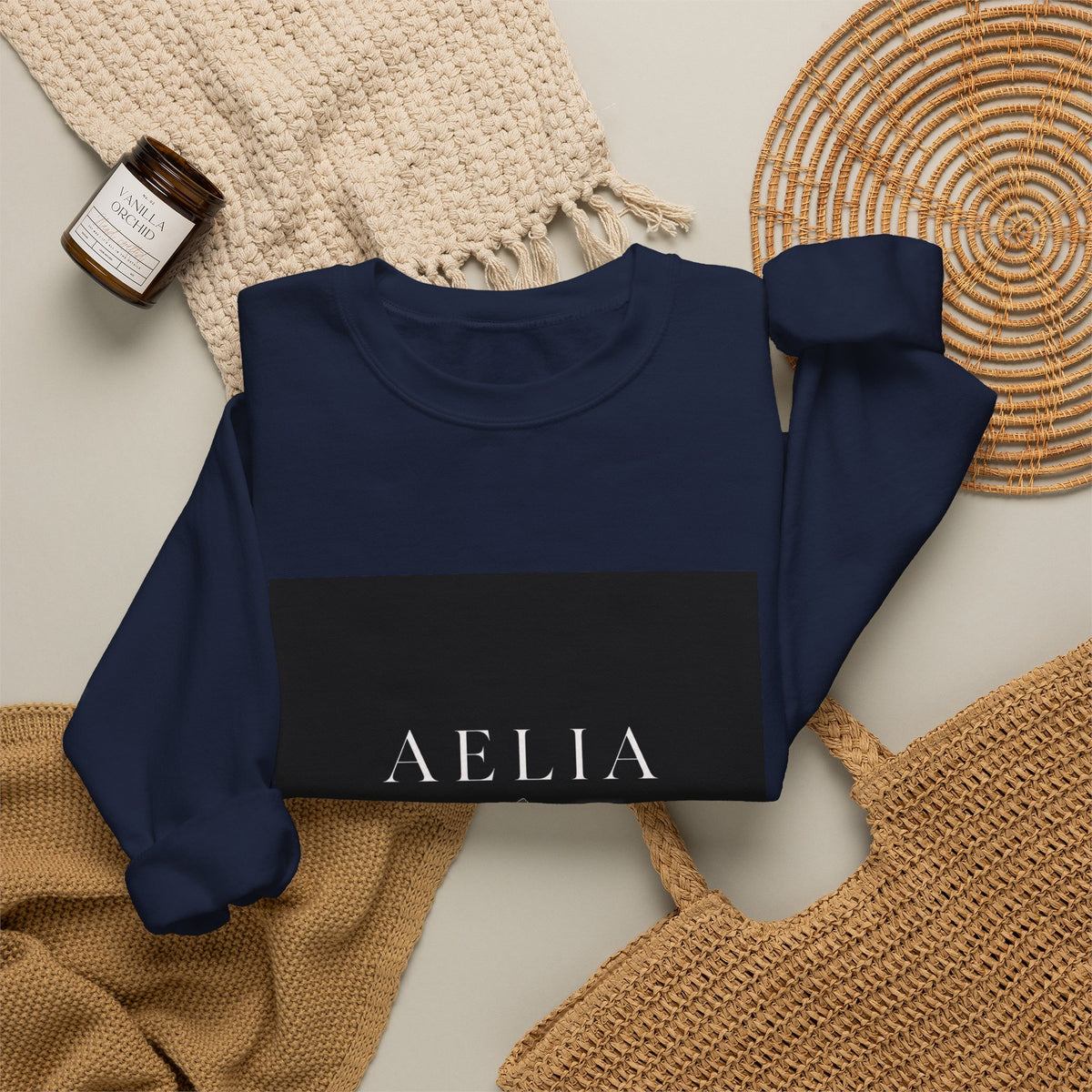 Aelia Floral Logo Sweatshirt