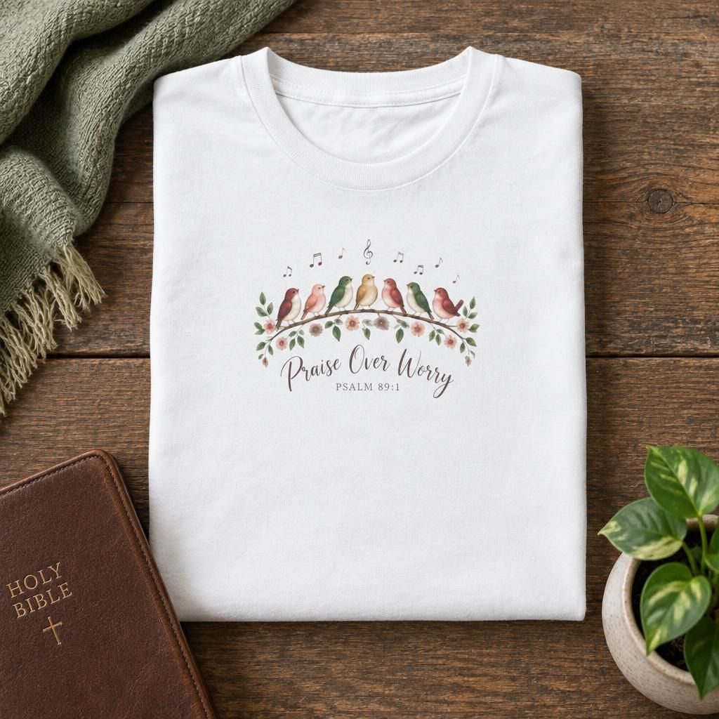 Praise Over Worry Psalm 89:1 Tee