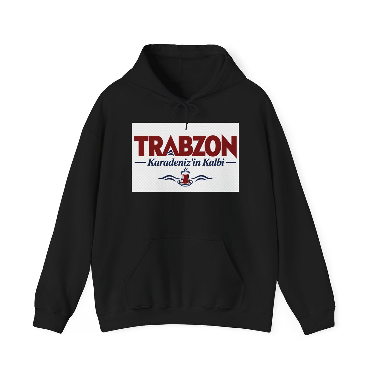 Trabzon Karadeniz Hoodie – "Karadeniz'in Kalbi" Turkish Black Sea Sweatshirt