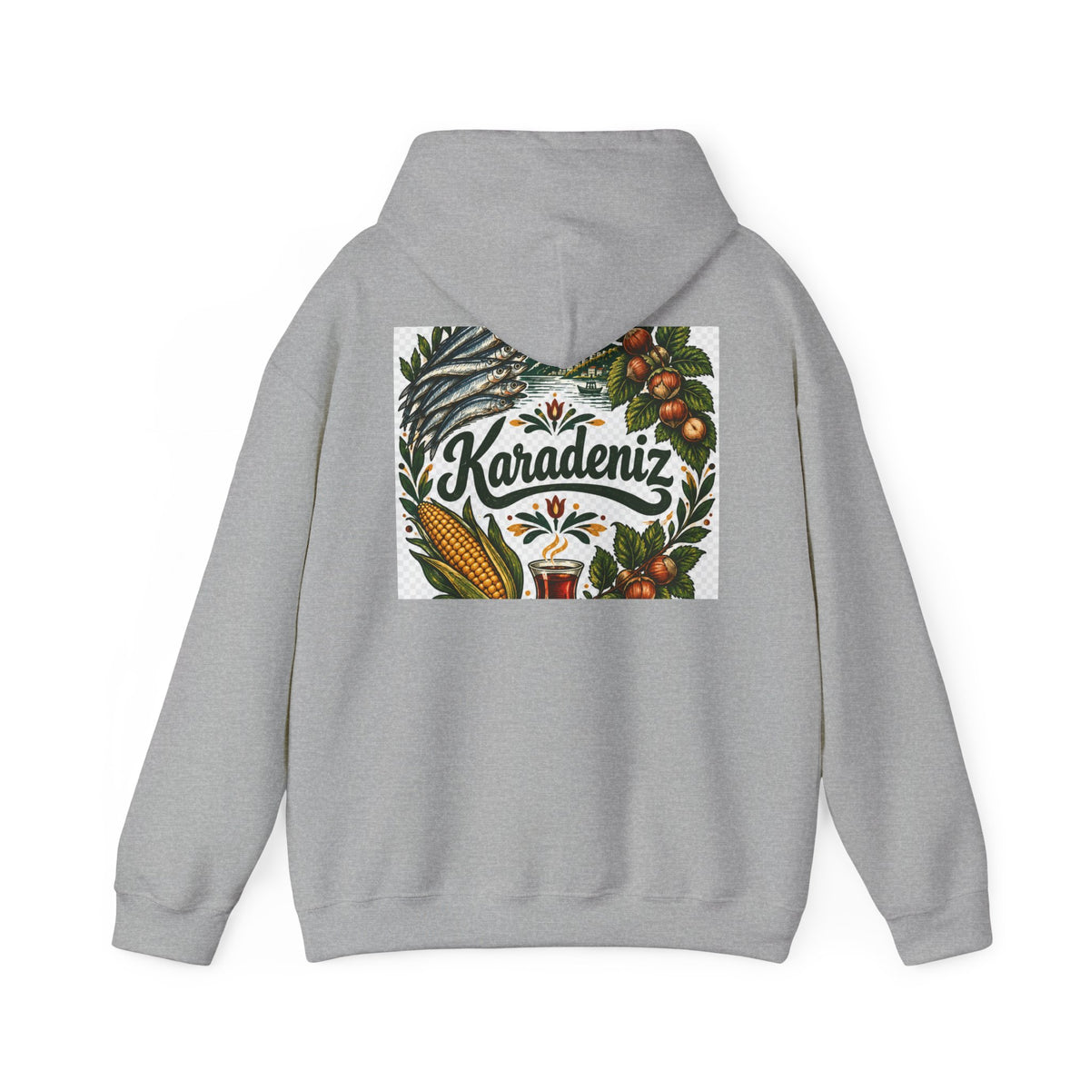 Trabzon Karadeniz Hoodie – "Karadeniz'in Kalbi" Turkish Black Sea Sweatshirt