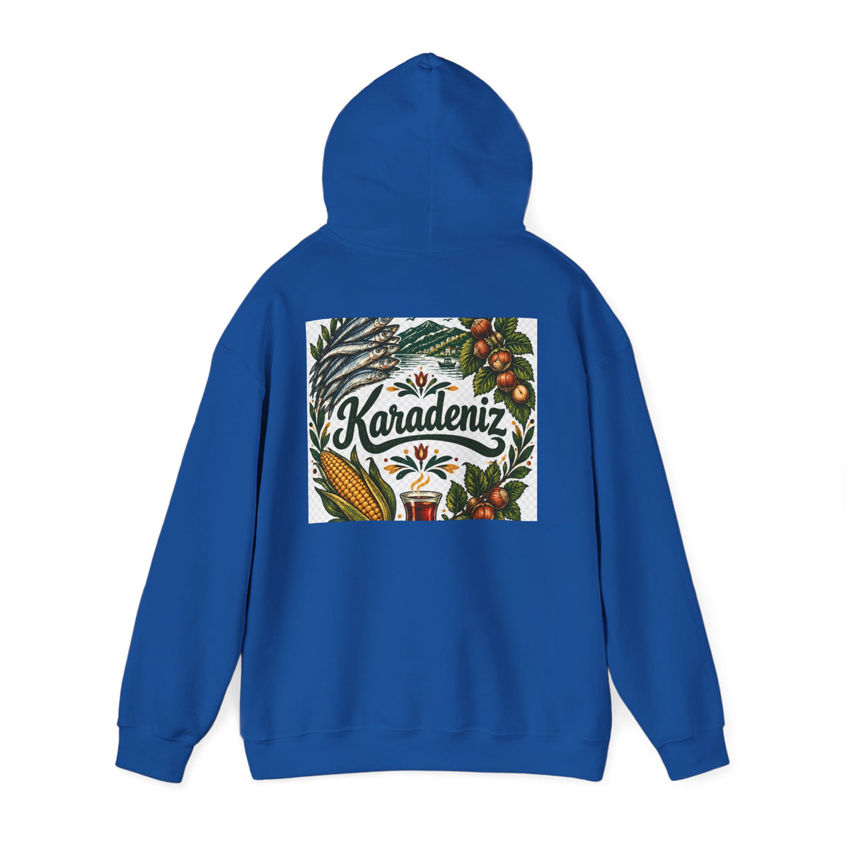 Trabzon Karadeniz Hoodie – "Karadeniz'in Kalbi" Turkish Black Sea Sweatshirt