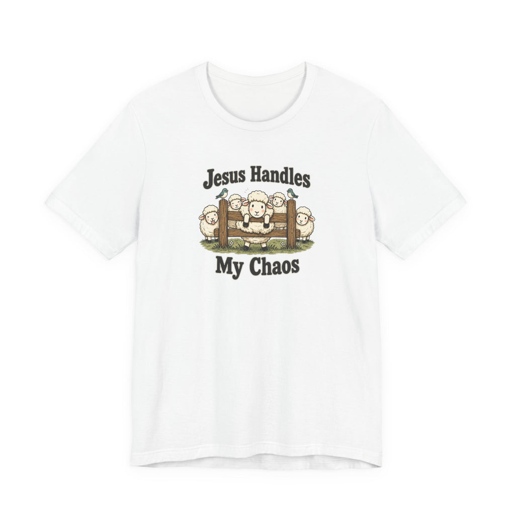 Jesus Handles My Chaos Sheep Tee