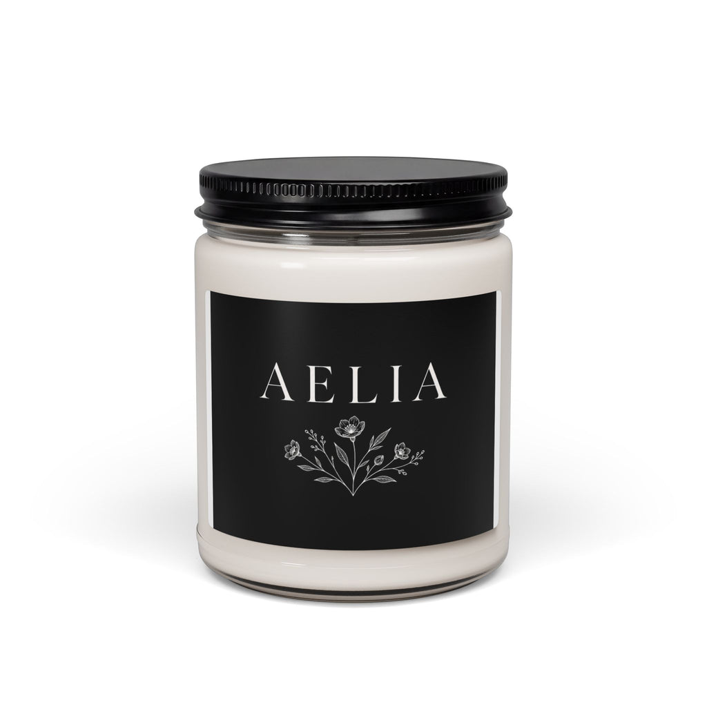 Aelia Scented Soy Candle — 9oz Luxury Floral Jar