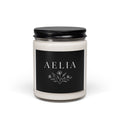 Aelia Scented Soy Candle — 9oz Luxury Floral Jar