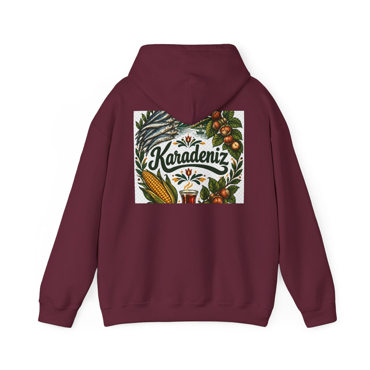 Trabzon Karadeniz Hoodie – "Karadeniz'in Kalbi" Turkish Black Sea Sweatshirt