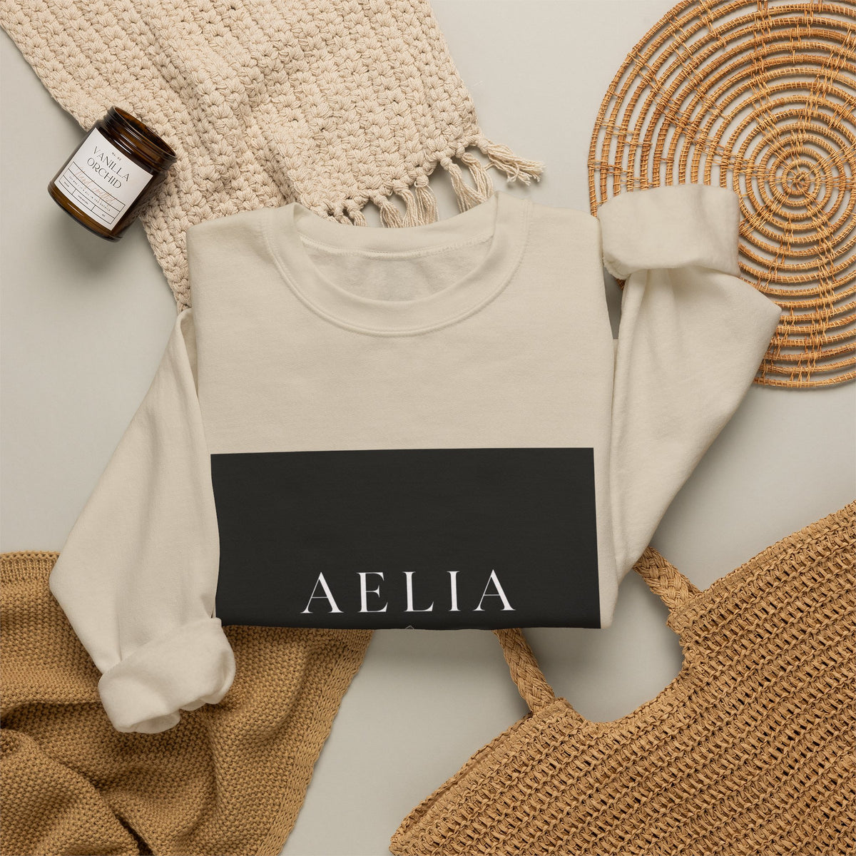 Aelia Floral Logo Sweatshirt