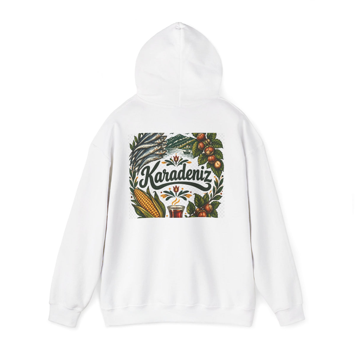 Trabzon Karadeniz Hoodie – "Karadeniz'in Kalbi" Turkish Black Sea Sweatshirt