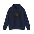 Aelia Floral Logo Hoodie — Minimal Monochrome Women’s Name Sweatshirt