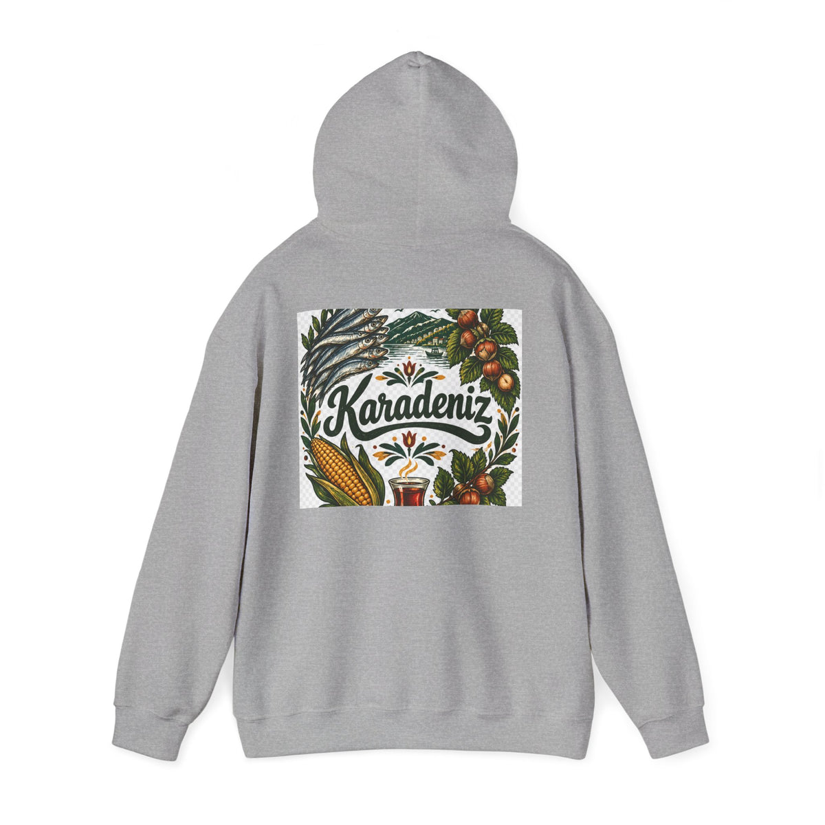 Trabzon Karadeniz Hoodie – "Karadeniz'in Kalbi" Turkish Black Sea Sweatshirt