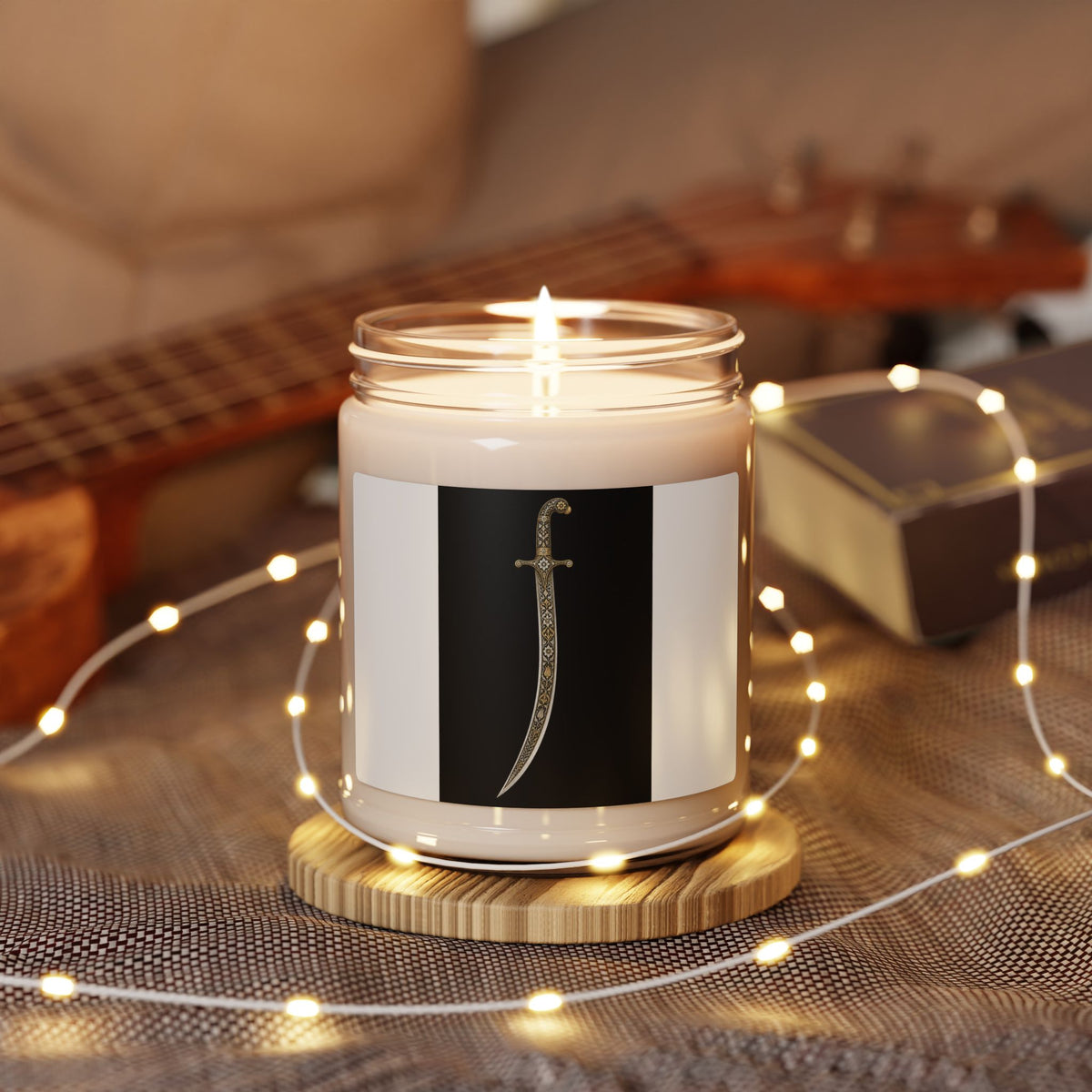 Antique Dagger Soy Candle — 9oz Scented Jar (Mystic & Vintage Vibe)