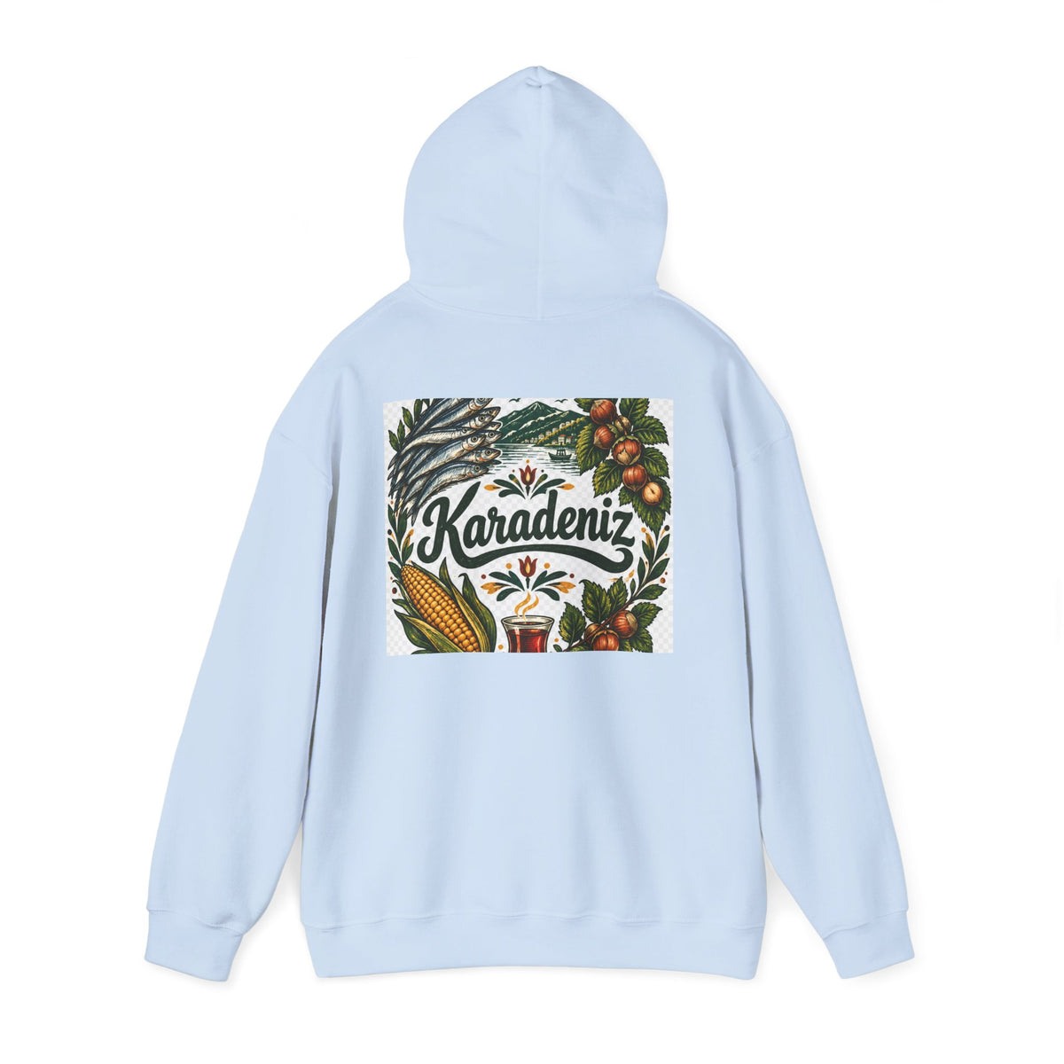 Trabzon Karadeniz Hoodie – "Karadeniz'in Kalbi" Turkish Black Sea Sweatshirt