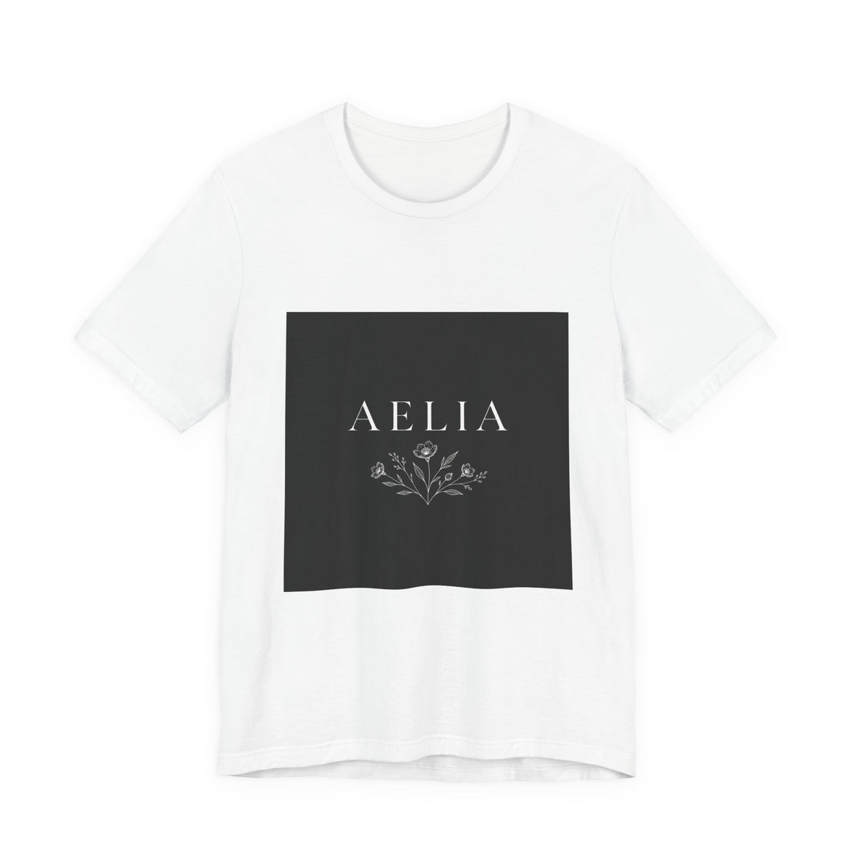 Aelia Floral Logo Tee