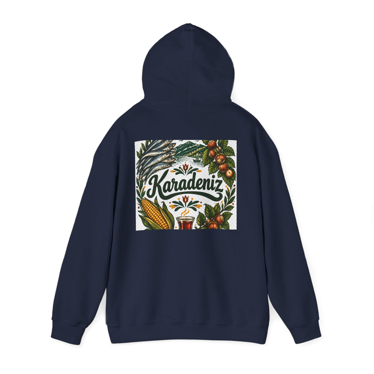 Trabzon Karadeniz Hoodie – "Karadeniz'in Kalbi" Turkish Black Sea Sweatshirt