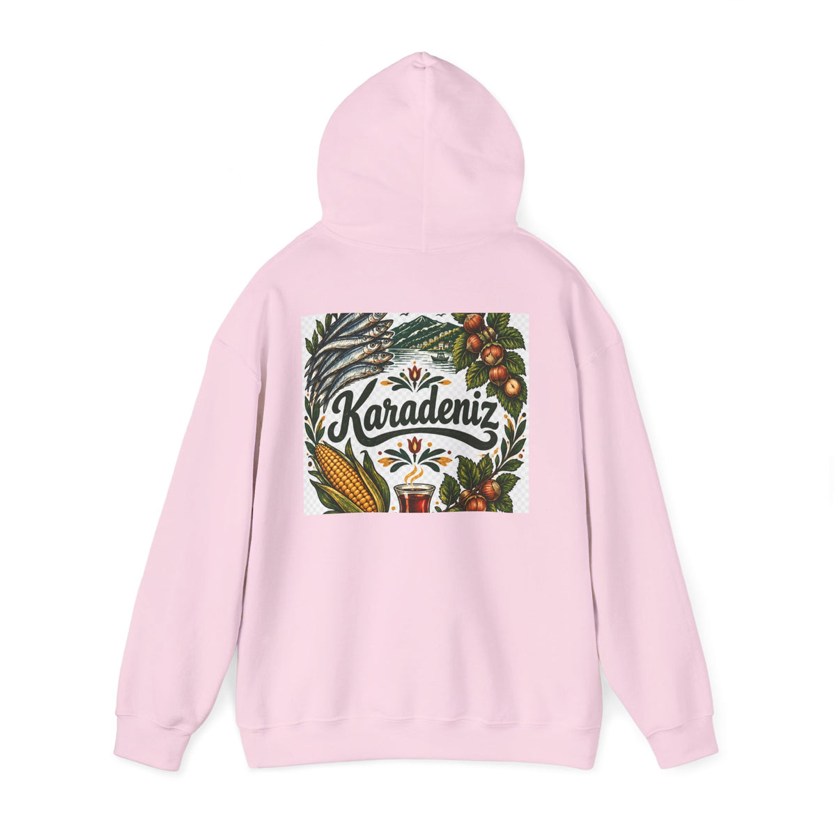 Trabzon Karadeniz Hoodie – "Karadeniz'in Kalbi" Turkish Black Sea Sweatshirt
