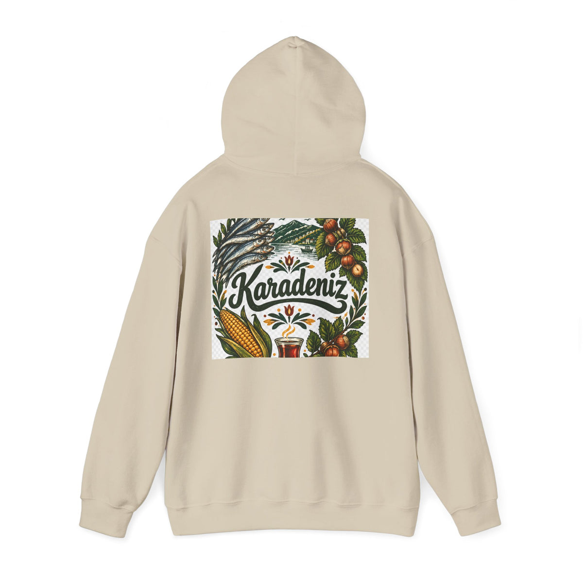 Trabzon Karadeniz Hoodie – "Karadeniz'in Kalbi" Turkish Black Sea Sweatshirt