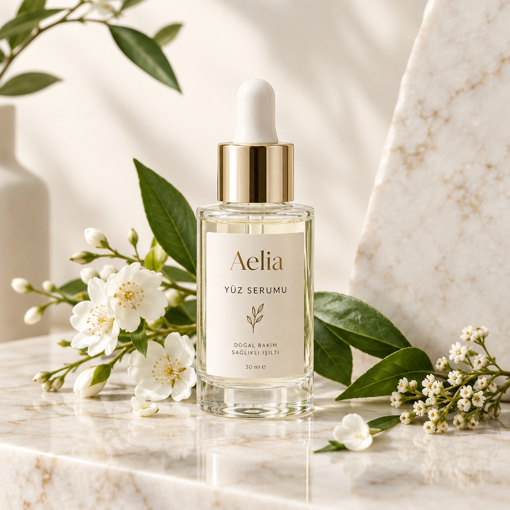 Aelia Yüz Serumu - Botanik özlü aydınlatıcı serum